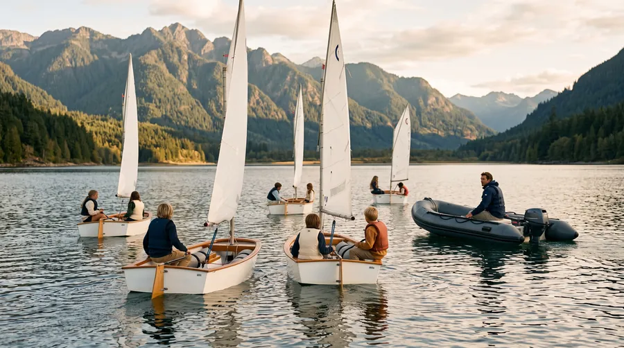 Learning to sail: dinghies before yachts, courses before boats