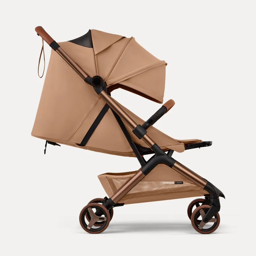 Bugaboo x Stella McCartney Butterfly 2 travel pushchair in Tobacco Brown