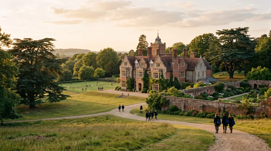Impression of the setting of Benenden School