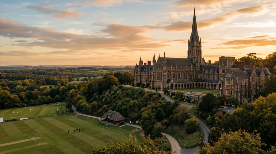 Impression of the setting of Charterhouse