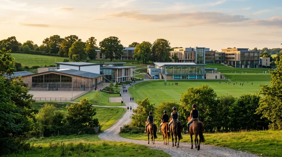 Impression of the setting of Millfield